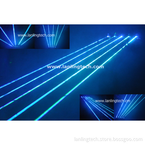 5 Heads Moving Head Fat-Beam Cyan Laser Curtain/Laser Net